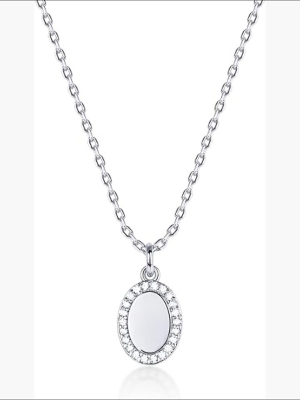 14K Gold Plated Dainty Cubic Zirconia Pendant Necklace